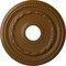 Ekena Millwork Federal Ceiling Medallion (Fits Canopies up to 8 1/2"), 15 3/8"OD x 3 5/8"ID x 1"P, Smokey Topaz CM15FESTF - alternate 1
